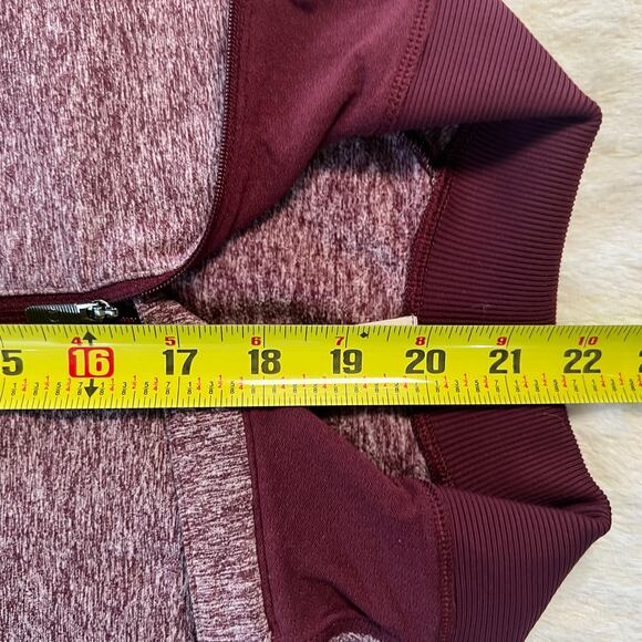 Lululemon Always Alert 1/4 Zip Long Sleeve Jacket with Thumbholes Slim Fit 4/s - Picture 10 of 12